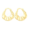 Croissant Shape Rack Plating Brass Hoop Earrings EJEW-A028-01G-1