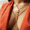 Alloy Cyrstal Rhinestone Flat Round Multi Layer Chain Sexy Bikini Body Chains WG11E0D-04-1