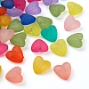 100Pcs 10 Colors Transparent Acrylic Beads FACR-YW0001-02-4