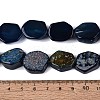 Dyed Natural Agate Beads Strands G-Q606-23E-02-4