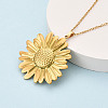 304 Stainless Steel Pendant Necklaces NJEW-T018-12G-1