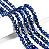Natural Lapis Lazuli Bead Strands X-G-G953-01-8mm-4