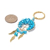 Woven Net/Web with Wing Pendant Keychain KEYC-JKC00481-04-2