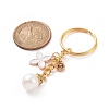 Acrylic Pearl Pendants Keychain KEYC-JKC00427-3