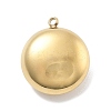 316 Surgical Stainless Steel Pendants STAS-A108-01C-G-1