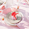 Clear PVC Candy Gift Packaging Boxes with Ribbon & Artificial Flower CON-TAC0001-20C-11