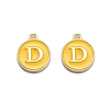 Golden Plated Alloy Enamel Charms ENAM-Q437-13D-1