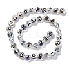 Transparent Evil Eye Glass Beads Strands LAMP-K037-06F-2