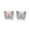 Brass Micro Pave Cubic Zirconia Pendants ZIRC-L075-16A-P-1