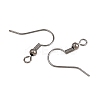 Brass Earring Hooks KK-S075-B-NF-3