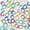 Spray Painted Alloy Cuff Rings RJEW-MSMC002-12-1