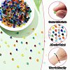 3600Pcs 24 Colors Transparent Electroplate Glass Beads GLAA-YW0003-32-4