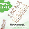 Zinc Alloy Hair Bobby Clips PHAR-SP0001-09-2