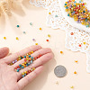 Picasso Baking Paint Glass Seed Beads SEED-TA0001-62M-5