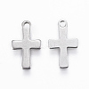 Tarnish Resistant 201 Stainless Steel Tiny Cross Charms STAS-L197-32P-2