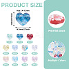 110Pcs 11 Colors Transparent Glass Beads GLAA-TA0004-41-4