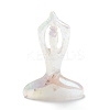 Electroplate Natural Quartz Crystal Yoga Goddess Decorations DJEW-F013-03A-3