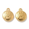 Ion Plating(IP) 304 Stainless Steel Pendants STAS-Q334-12G-02-1
