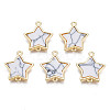 Brass Connector Charms KK-N233-173B-01A-1