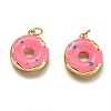 Brass Enamel Pendants LS-KK-B026-24G-1