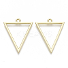 Alloy Open Back Bezel Big Pendants PALLOY-S132-007-1