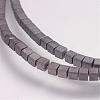 Electroplate Non-magnetic Synthetic Hematite Bead Strands G-P244-04C-1