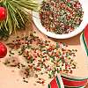 4 Colors 11/0 Christmas MIYUKI Round Rocailles Seed Beads SEED-X0058-17-5
