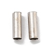 Brass Tube Beads KK-B120-03E-P-1