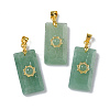 Natural & Synthetic Mixed Stone Faceted Pendants G-A298-01G-2