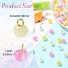 30Pcs Resin UV Reactive Charms PALLOY-YW00173-01-3