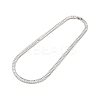 Cubic Zirconia Classic Tennis Necklace for Girl Women Gift NJEW-A005-01P-1