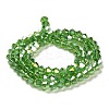 Transparent Electroplate Glass Beads Strands EGLA-A039-T2mm-B03-2