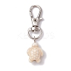 Synthetic Turquoise Tortoise Pendant Decorations HJEW-JM01355-02A-1
