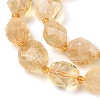 Natural Citrine Beads Strands G-P541-A01-14-3