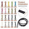 20 Strands 20 Colors Flat Imitation Leather Cord WL-TA0001-01-5