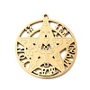 304 Stainless Steel Pendants STAS-A146-03G-1