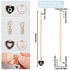 2 Sets Alloy Enamel Cup Pendant Decorations HJEW-SC0001-56Q-2