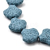 Dyed Natural Lava Rock Beads Strands G-A264-A04-01B-3