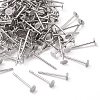 Tarnish Resistant 316 Surgical Stainless Steel Flat Round Blank Peg Stud Earring Settings LS-STAS-R073-04-1