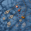 24Pcs 4 Style 201 Stainless Steel Charms STAS-DC0008-60-5