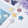 24Pcs 6 Styles 304 Stainless Steel Connector Charms STAS-DC0014-28-4