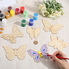 20Pcs 5 Styles Unfinished Wood Cutout AJEW-SC0003-41-3