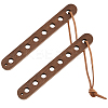 2Pcs 30CM Flat Suede Cord WCOR-FH0001-01-1