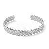 304 Stainless Steel Cuff Bangles for Women BJEW-Z078-14P-2