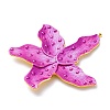 304 Stainless Steel Enamel Big Pendants STAS-S163-04B-G-2