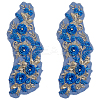 Polyester Embroidery Lace Cloth Patches AJEW-WH20070-069B-1