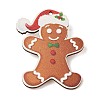 Christmas Theme Wood Printed Brooches for Women LS-JEWB-Z029-01F-1