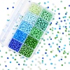 1500Pcs 10 Styles Imitation Jade Glass Beads DGLA-YW0001-41-1
