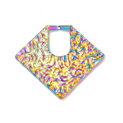 Ion Plating(IP) 304 Stainless Steel Pendants STAS-L268-030MC-1