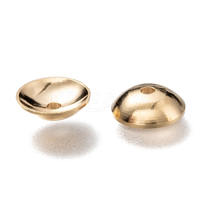 Brass Beads Caps KK-H759-37C-G-1